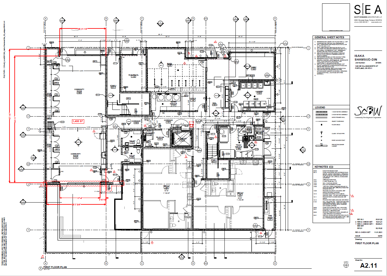 Isaka Community Room Blueprint